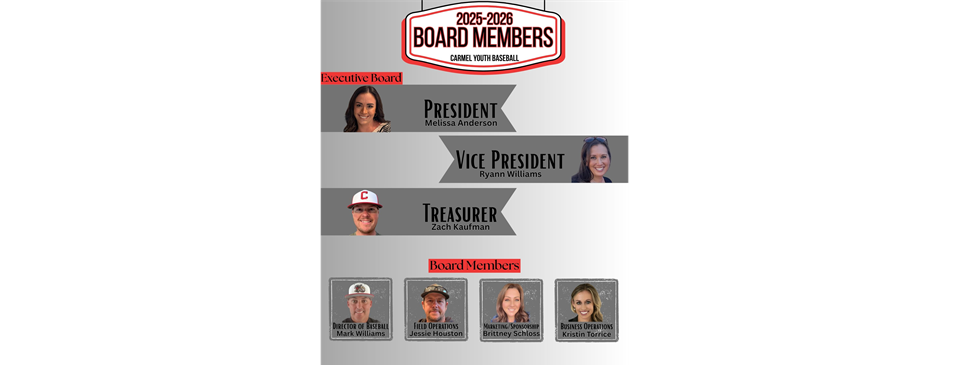 Introducing Your 2025-2026 CYB Board Members